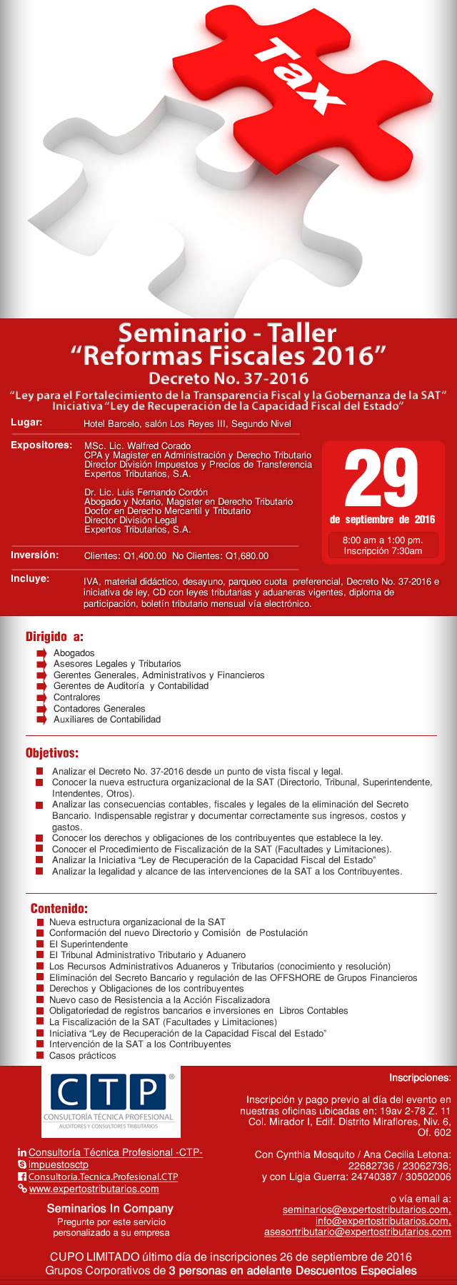 REFORMAS FISCALES 2-2016